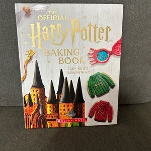 Scholastic Harry Potter Baking Book with Gold and Red Accents